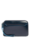 Pochette uomo pelle con protezione RFID e organizzazione