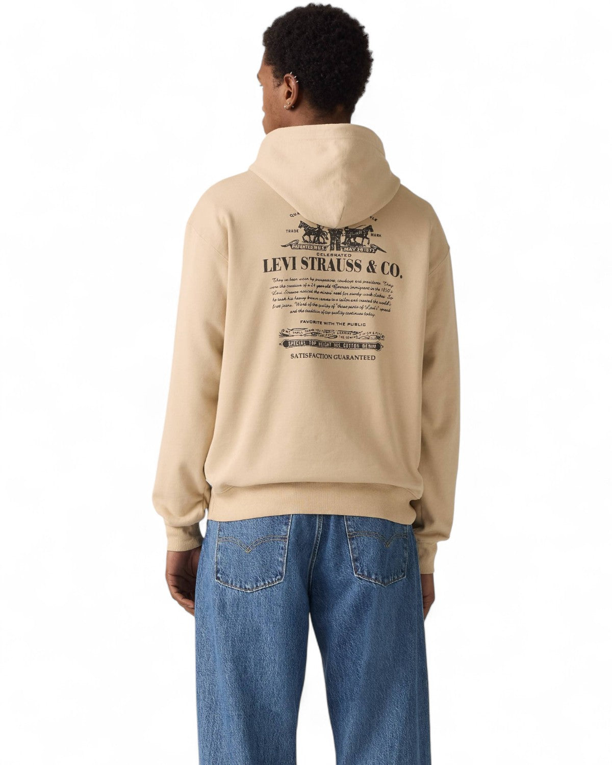 Felpa con Cappuccio Rilassata Stampata-LEVI'S-Felpe-Vittorio Citro Boutique