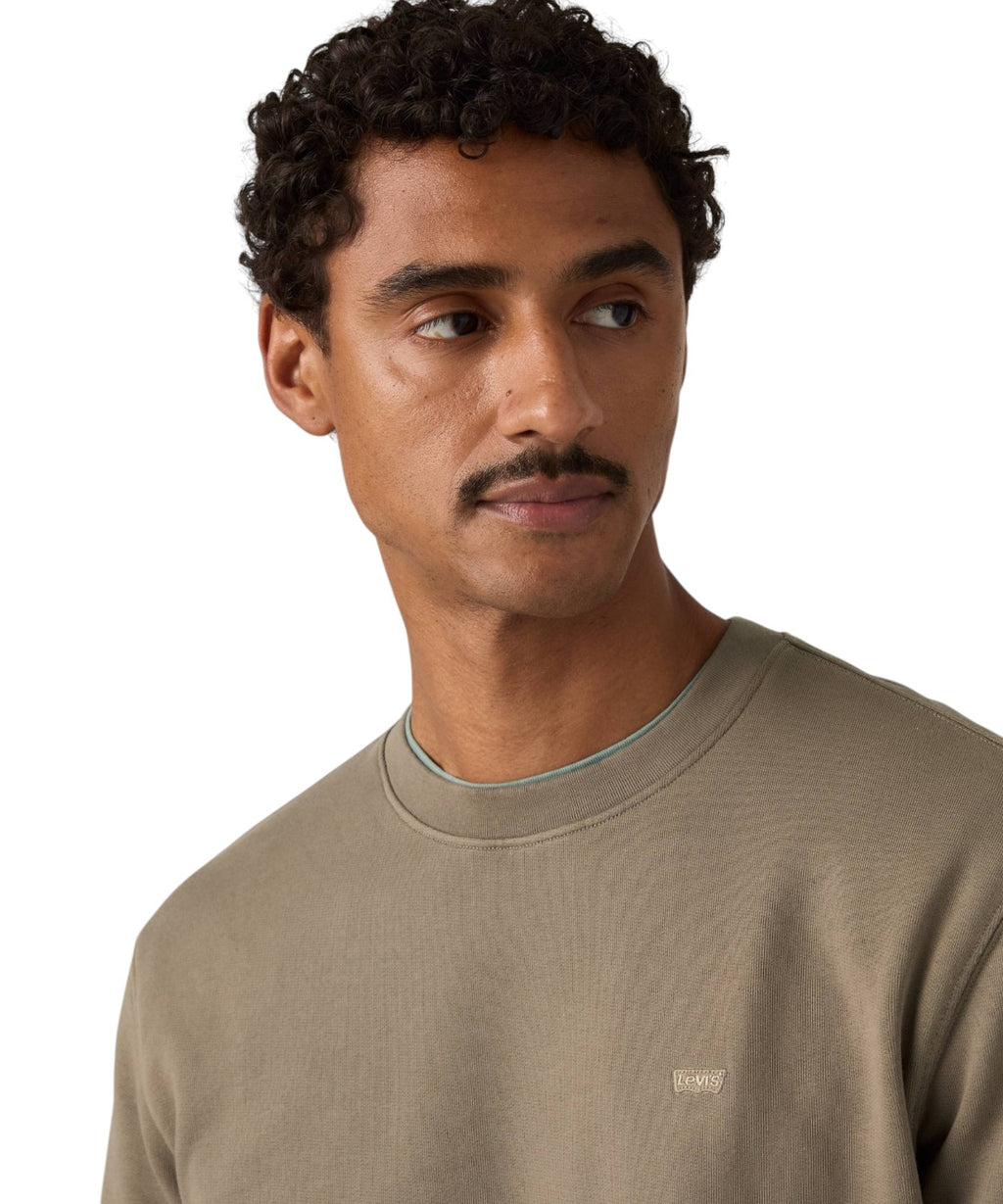 Felpa Levi’s uomo cotone French Terry