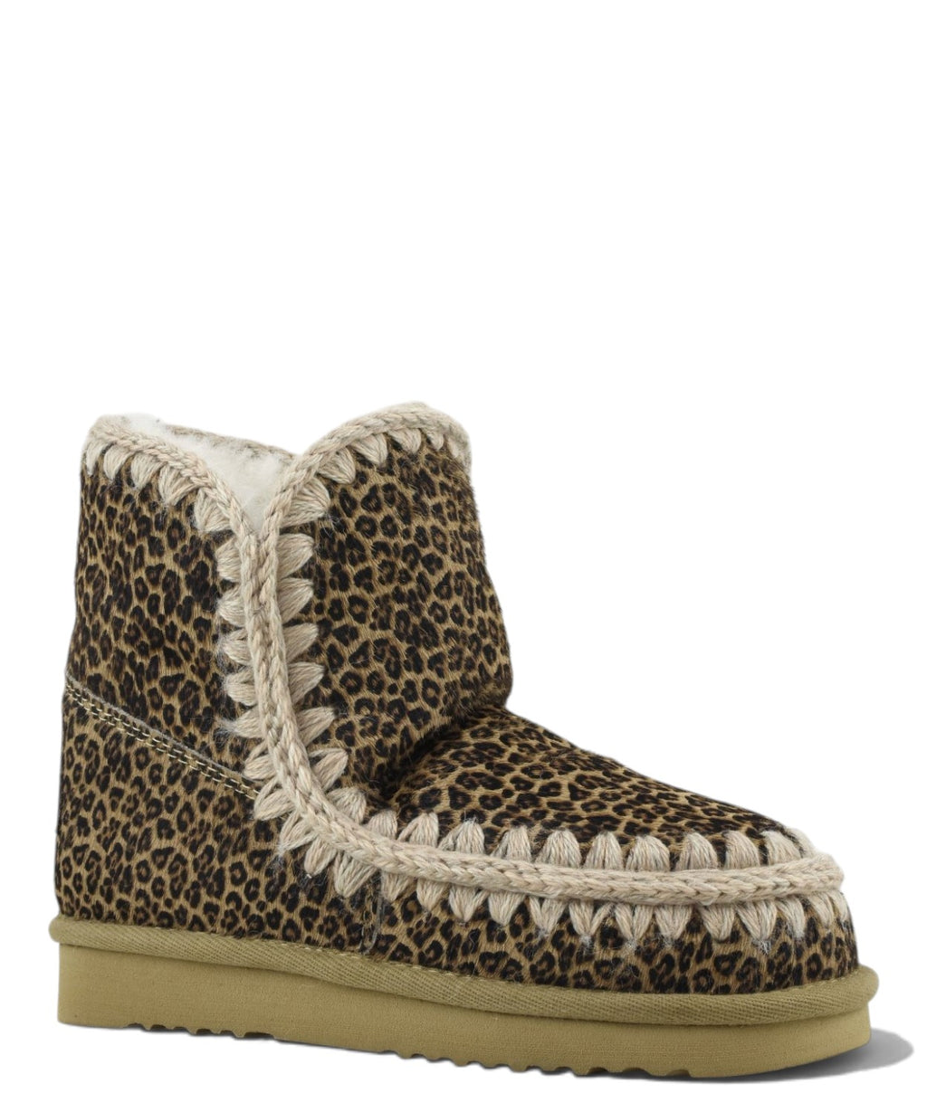 Bottes femme Mou Eskimo 18 en peau de poney animalière