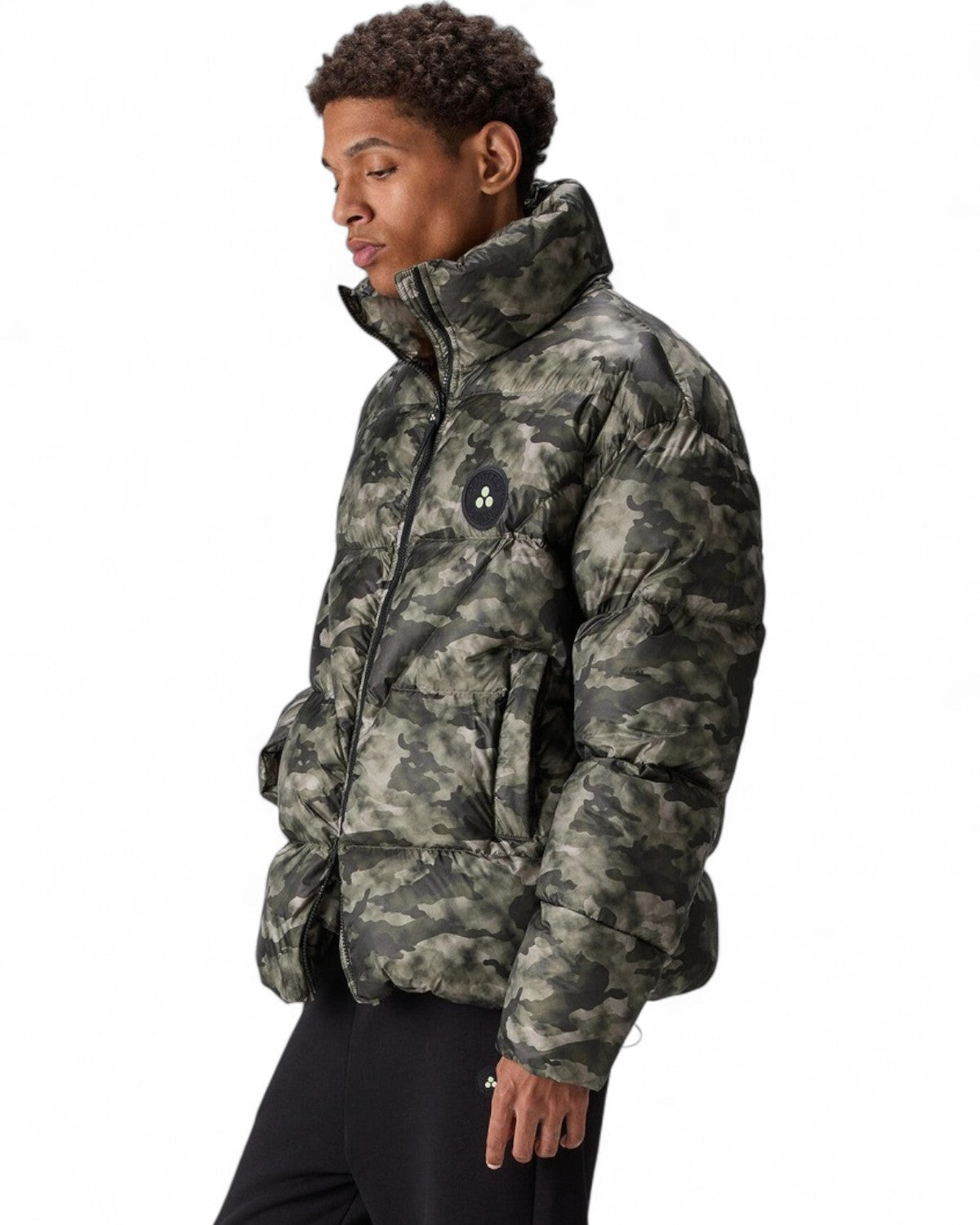 Plurals x Tony Effe Puffer Jacket TAKEOFF CAMOU in Fantasia Camouflage-Peuterey-Piumini-Vittorio Citro Boutique