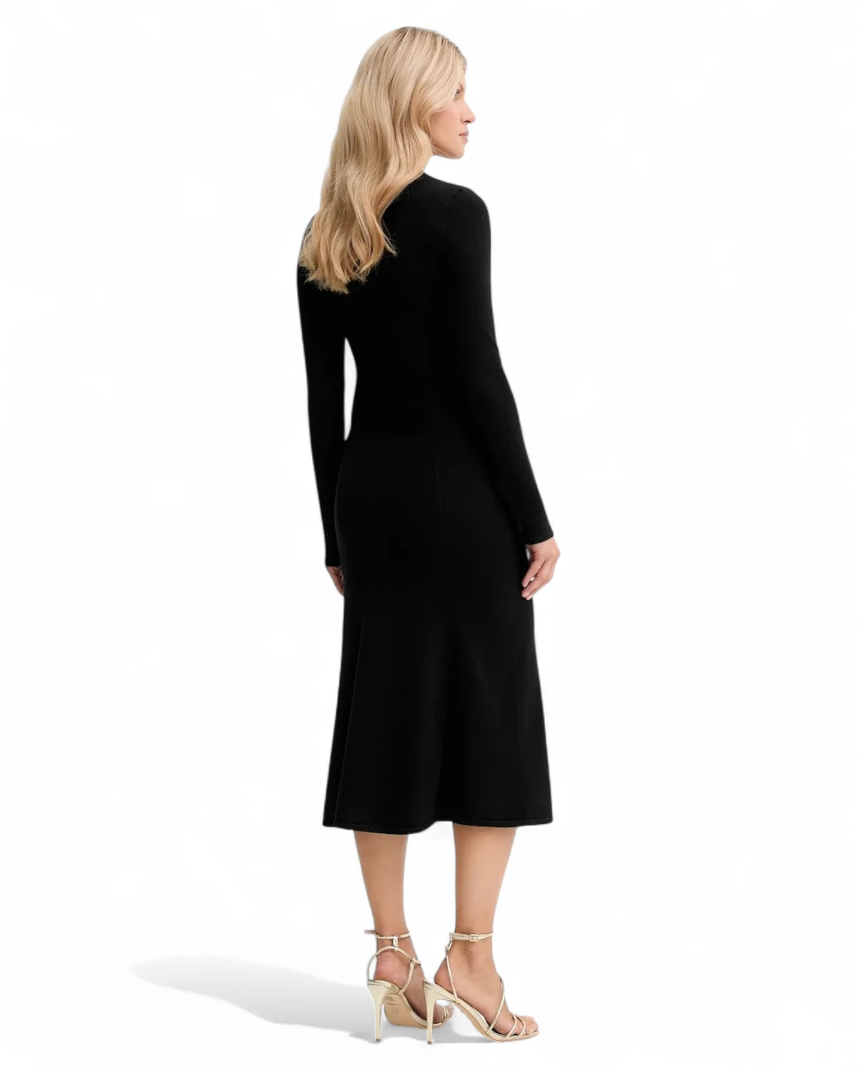 Abito Longuette in Maglia con Logo-Twinset-Abiti-Vittorio Citro Boutique