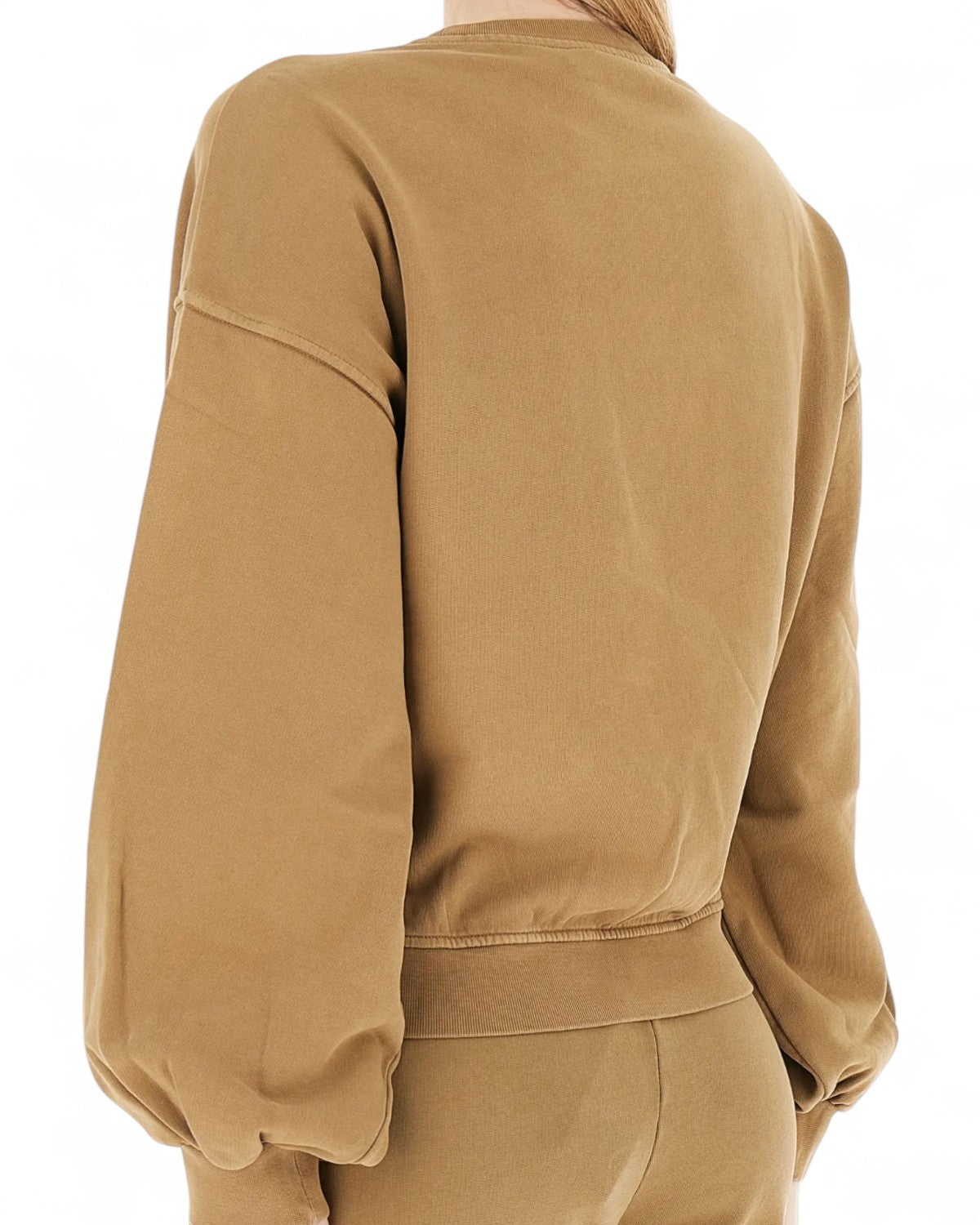 Felpa in Cotone con Ricamo Love Birds-Pinko-Maglieria-Vittorio Citro Boutique