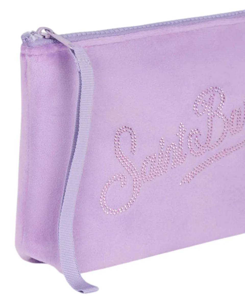 Pochette Aline MC2 Saint Barth in ciniglia lilla-Mc2 Saint Barth-Pochette-Vittorio Citro Boutique