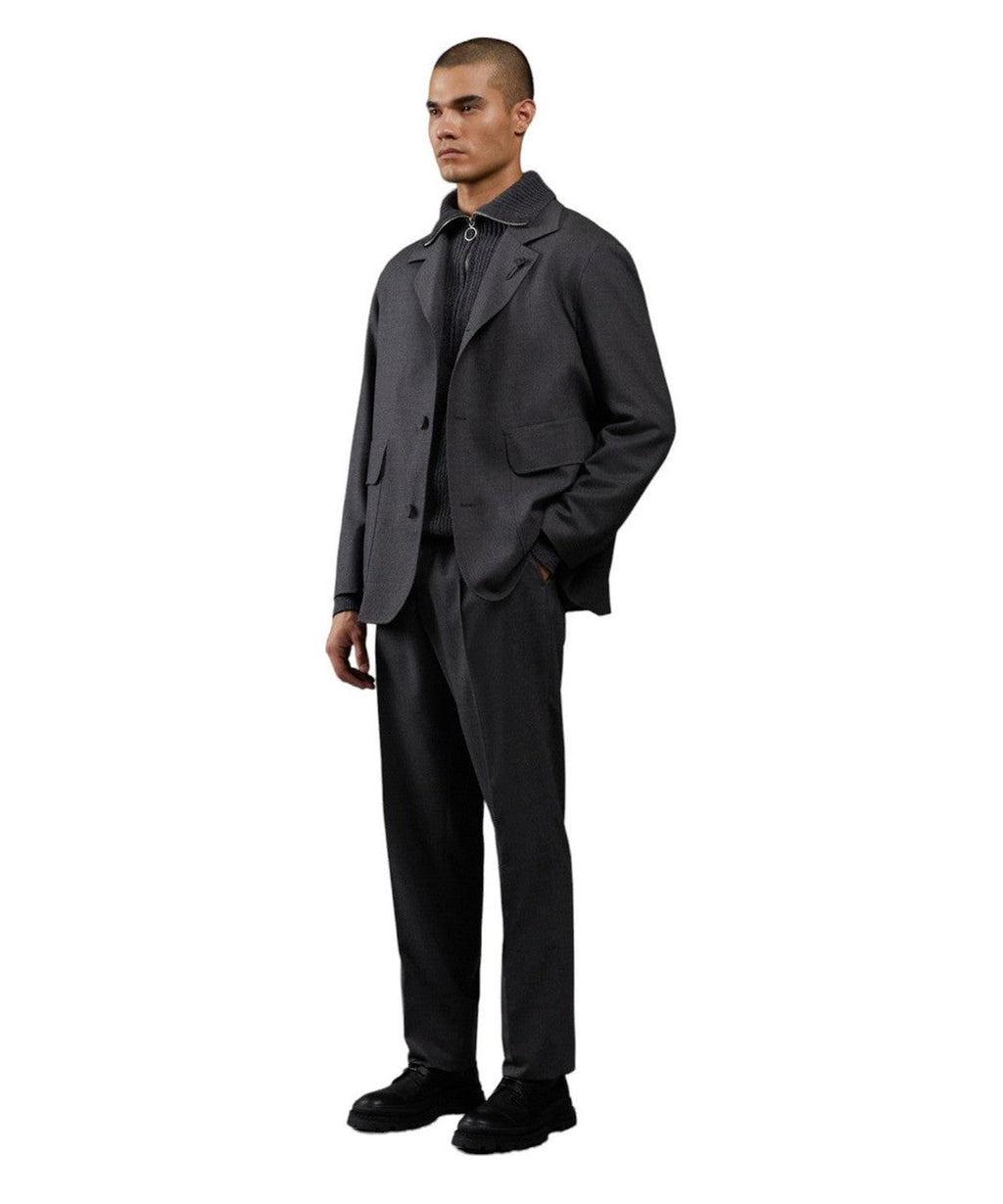 Pantalone grigio monotone-Lardini-Pantaloni-Vittorio Citro Boutique