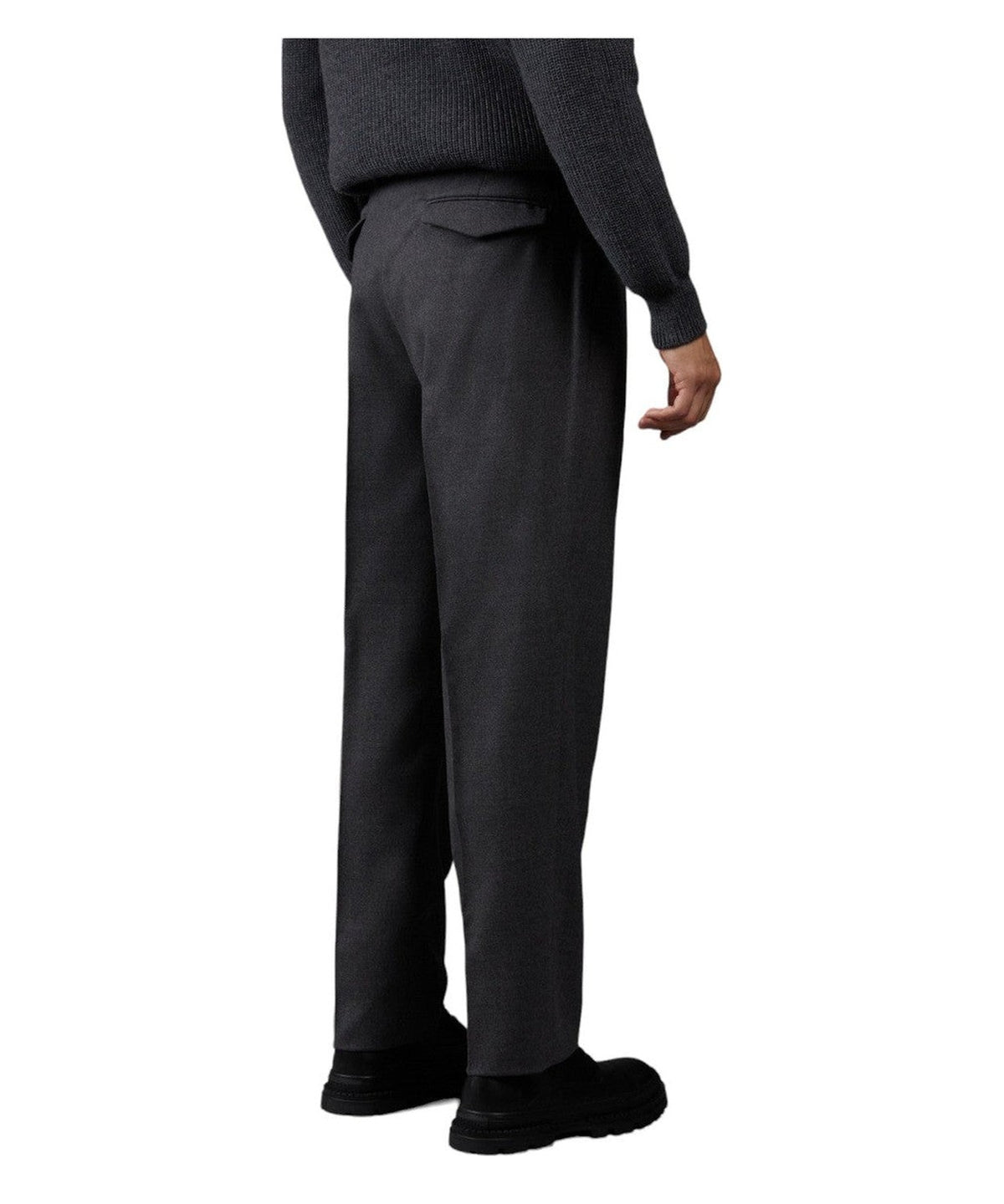 Pantalone grigio monotone-Lardini-Pantaloni-Vittorio Citro Boutique