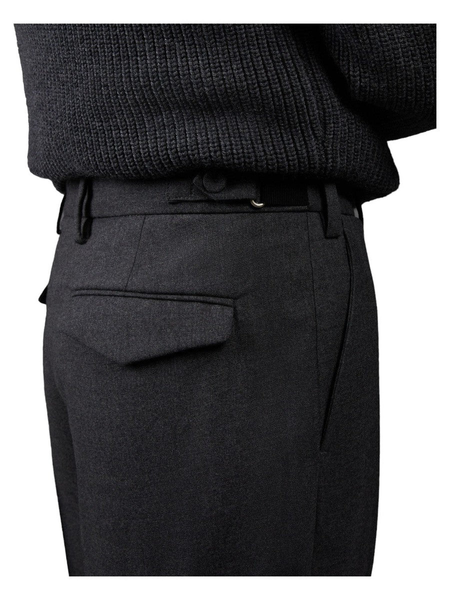 Pantalone grigio monotone-Lardini-Pantaloni-Vittorio Citro Boutique