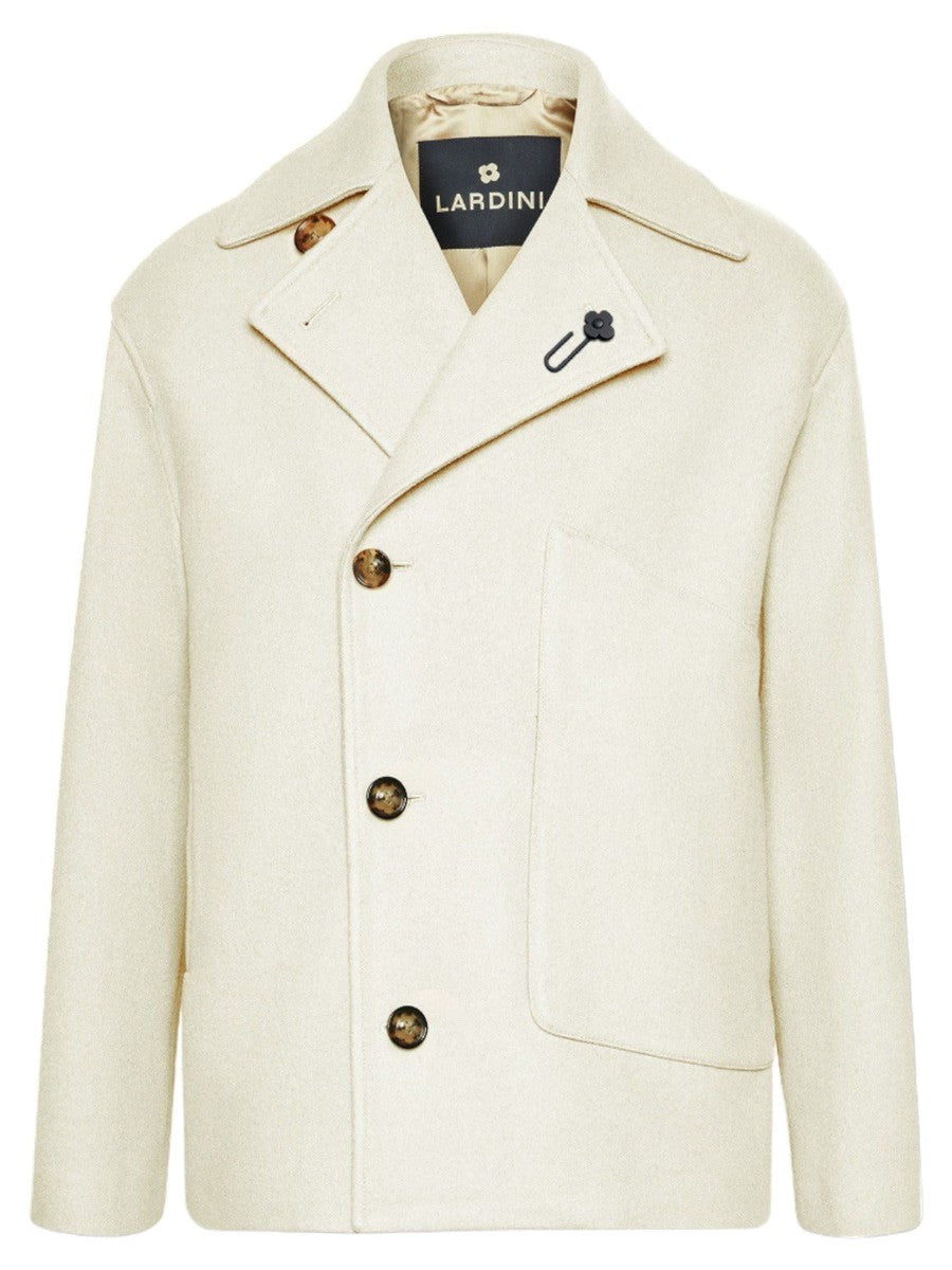 Giubbino corto panna-Lardini-Cappotti-Vittorio Citro Boutique
