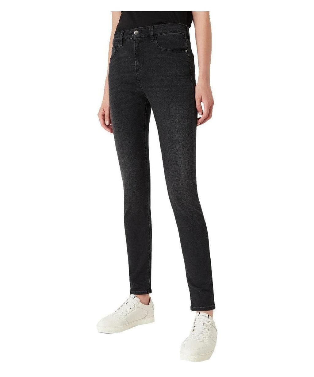 Jeans J20 high waist super skinny leg in denim tencel stretch - Vittorio Citro Boutique