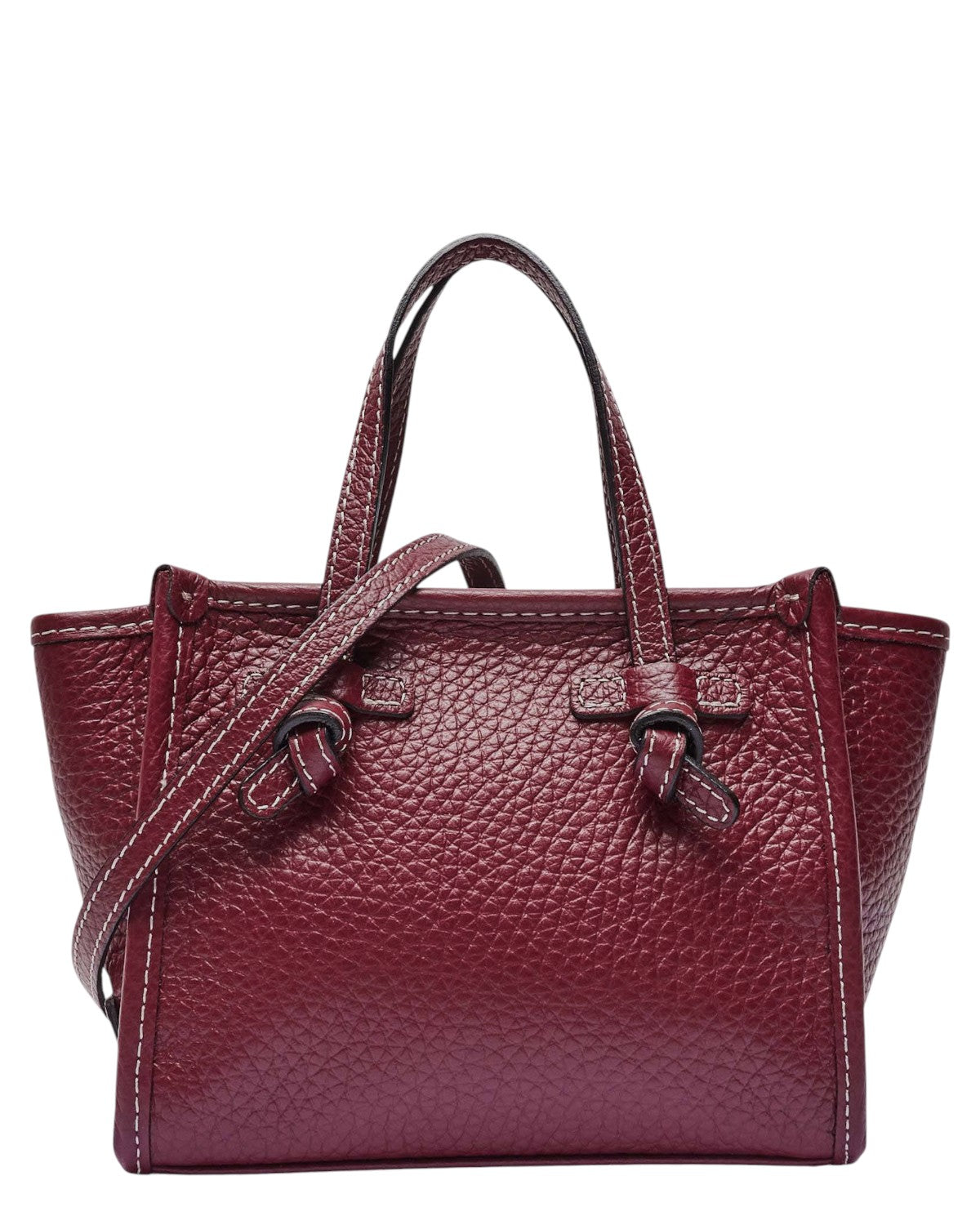 Miss Marcella bordeaux-Gianni Chiarini-Borse a mano-Vittorio Citro Boutique