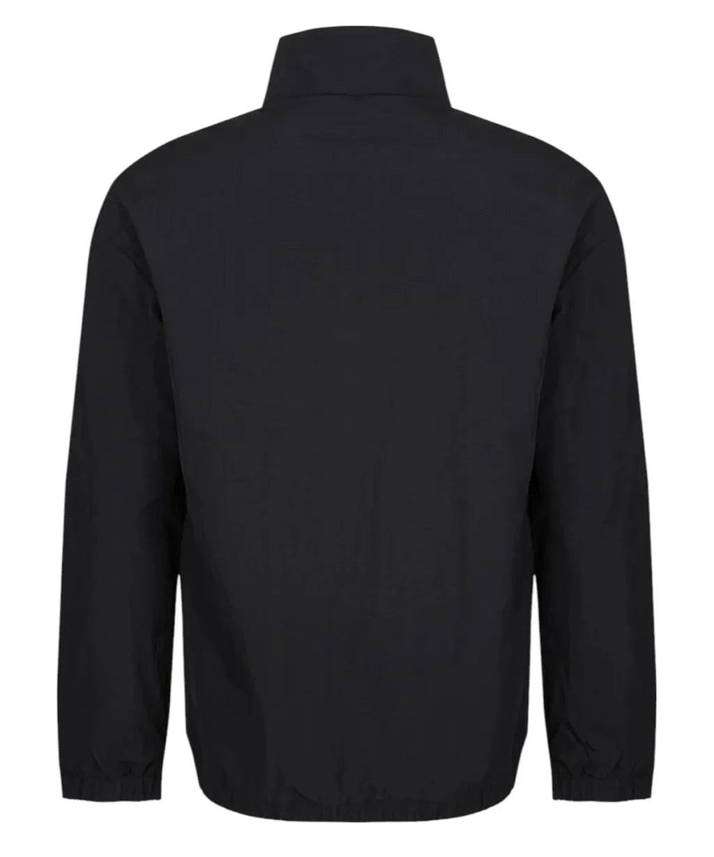 Kappa Giacca Uomo Banda Edou Nero con Zip e Logo Omini Laterale-Kappa-Giacche-Vittorio Citro Boutique
