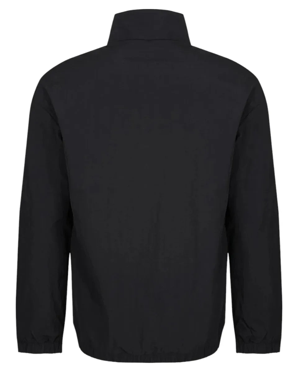 Kappa Giacca Uomo Banda Edou Nero con Zip e Logo Omini Laterale-Kappa-Giacche-Vittorio Citro Boutique