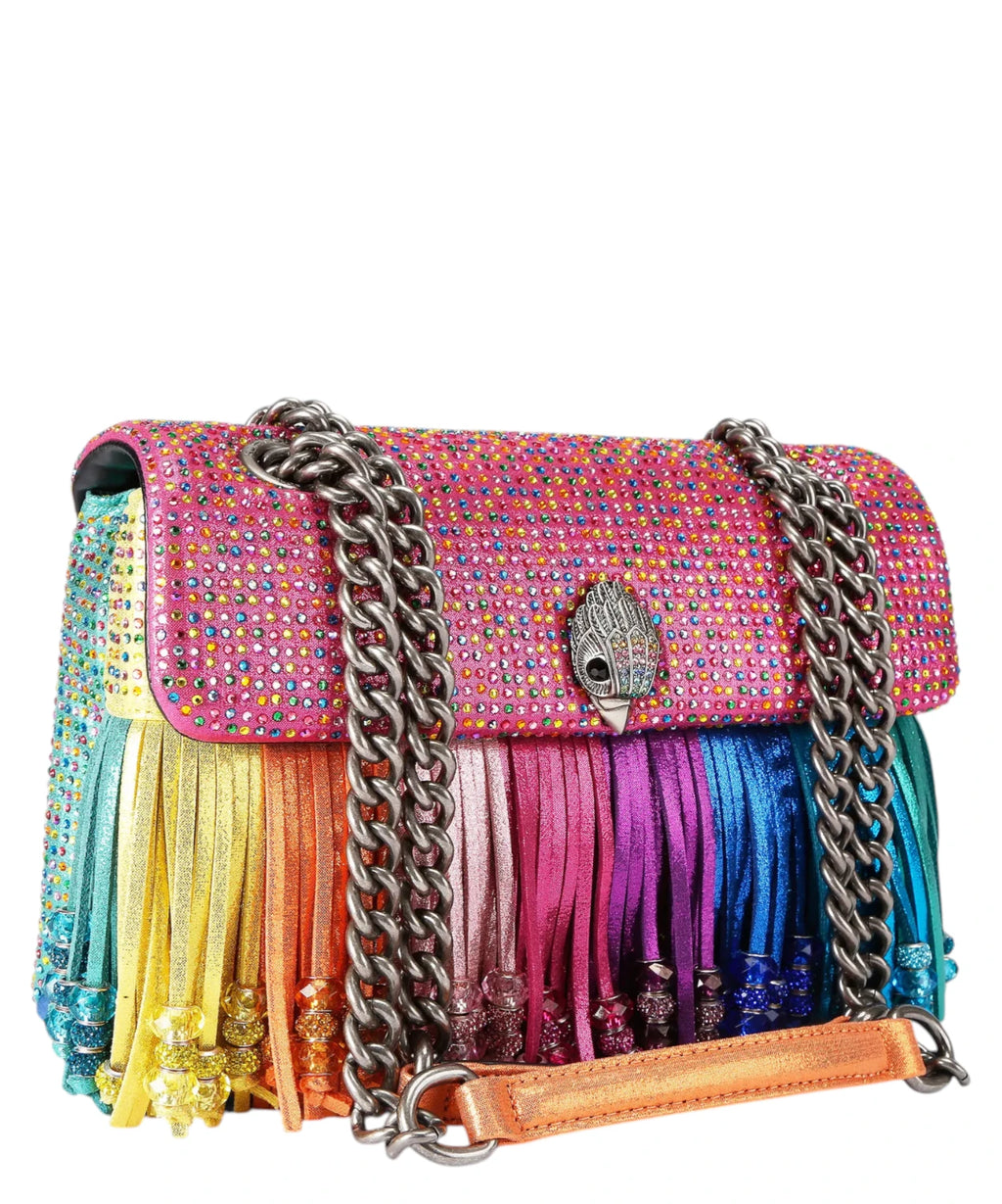 Sac Kensington Fringe Kurt Geiger avec cristaux et franges