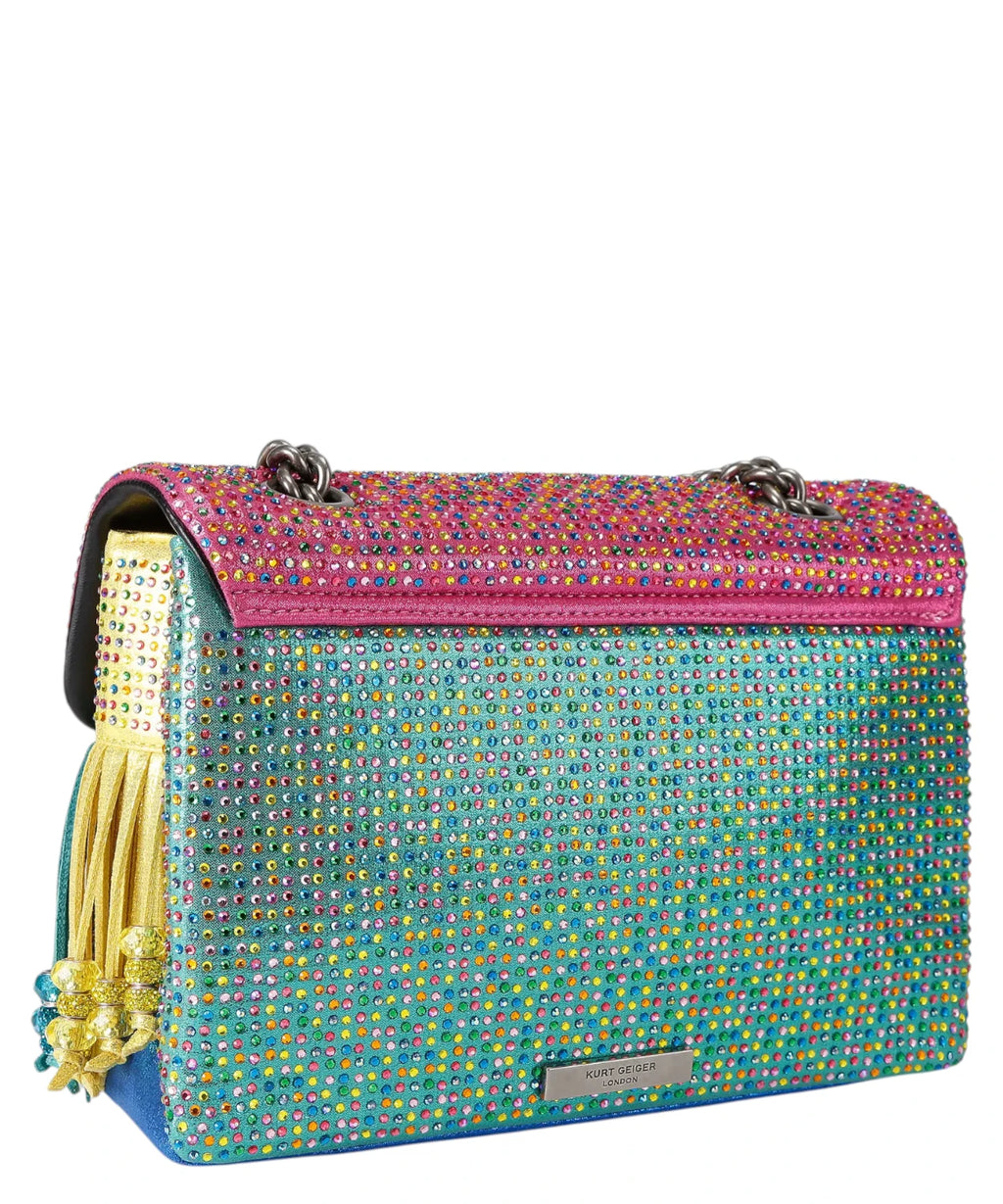 Sac Kensington Fringe Kurt Geiger avec cristaux et franges