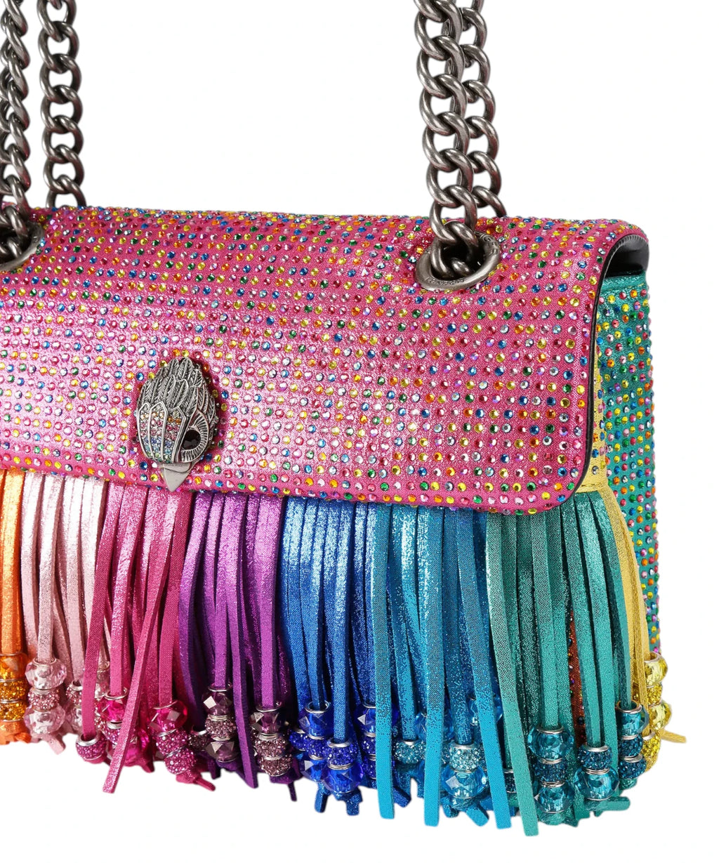 Sac Kensington Fringe Kurt Geiger avec cristaux et franges