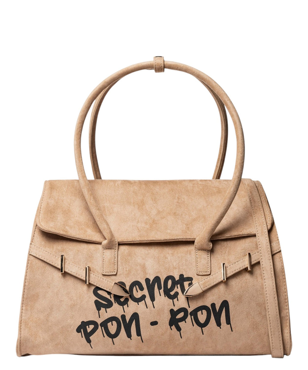 Secret Pon Pon Keyla L Sac à main en daim