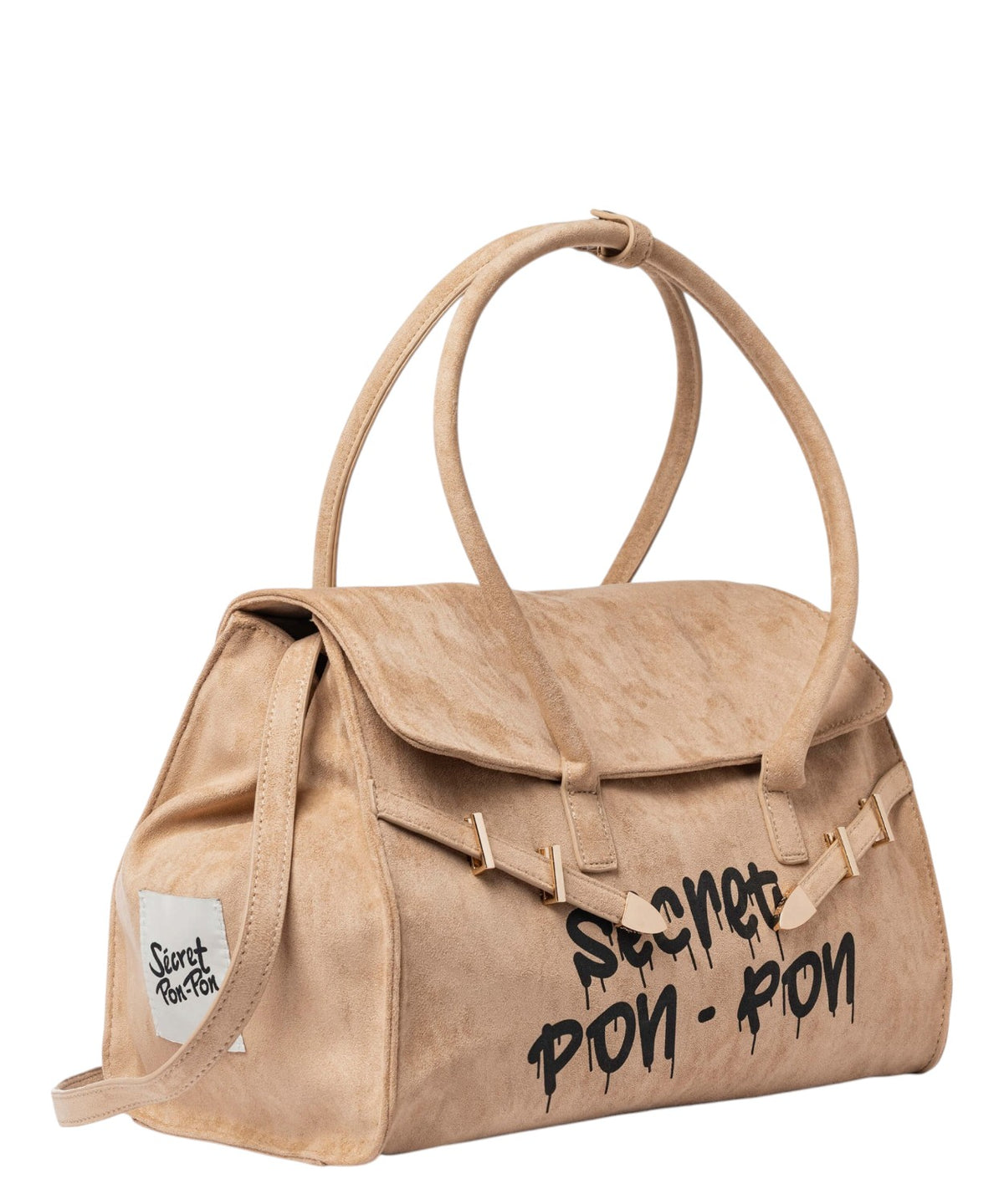 Secret Pon Pon Keyla L Sac à main en daim