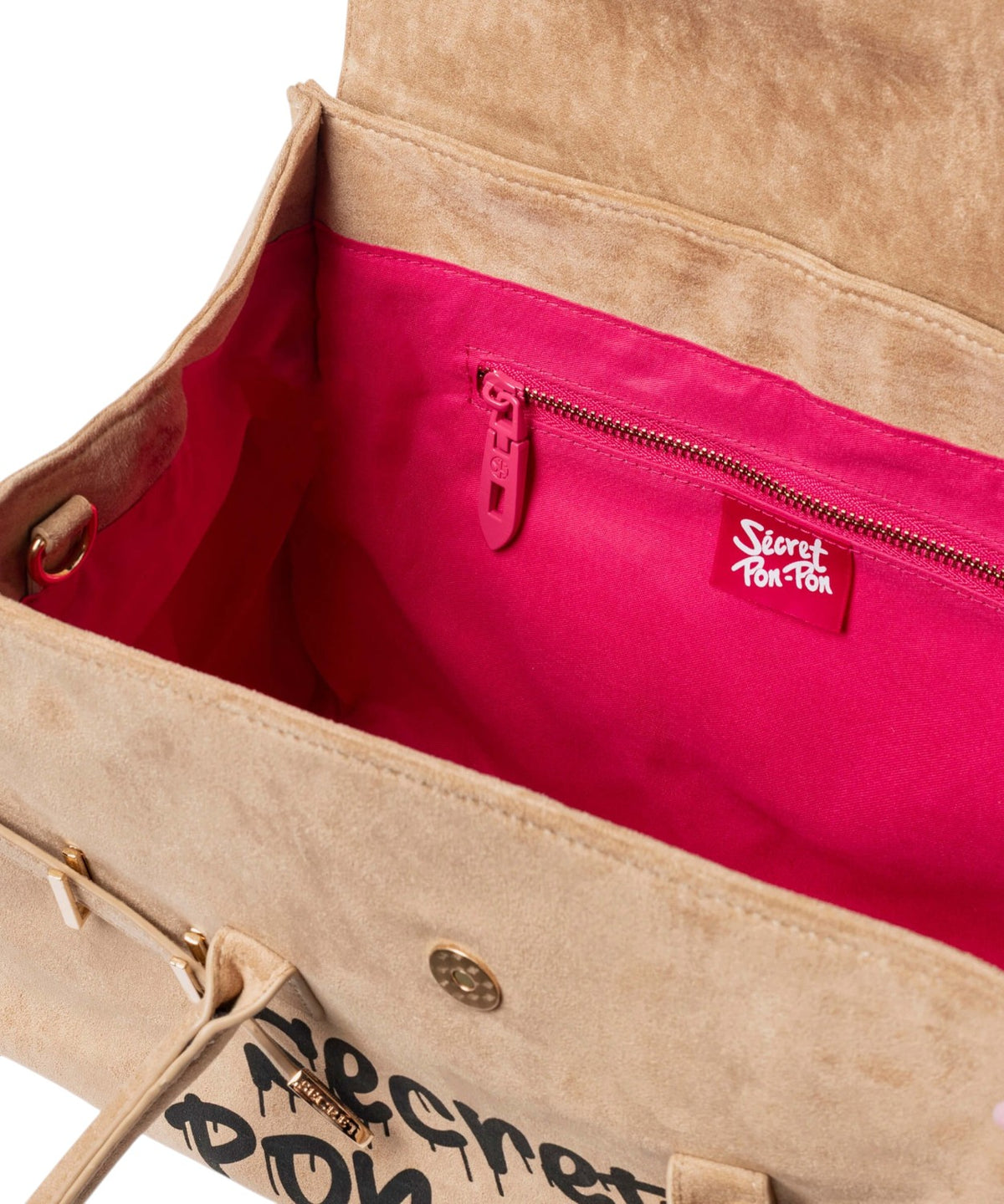 Secret Pon Pon Keyla L Sac à main en daim