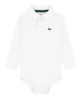 Body Polo Lacoste Kids in Cotone Piqué Biologico