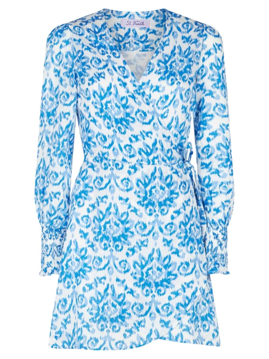 Abito corto in lino-Abiti-Mc2 Saint Barth-Vittorio Citro Boutique