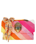 Sac Kensington Kurt Geiger en éponge avec cristaux Rainbow