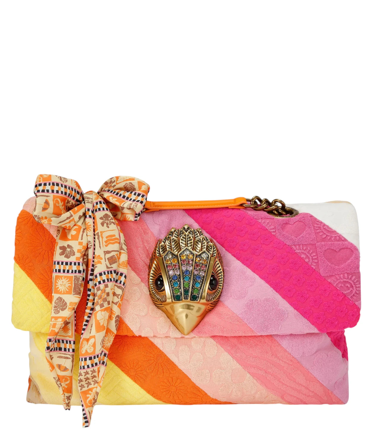 Sac Kensington Kurt Geiger en éponge avec cristaux Rainbow
