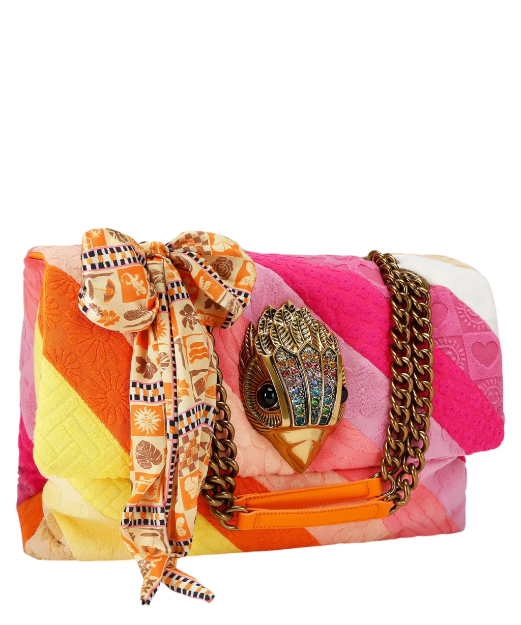 Sac Kensington Kurt Geiger en éponge avec cristaux Rainbow