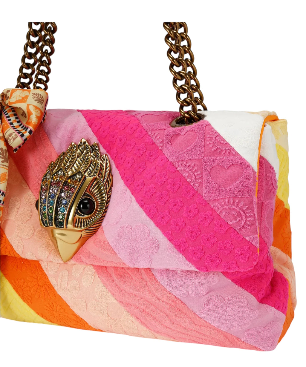 Sac Kensington Kurt Geiger en éponge avec cristaux Rainbow
