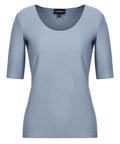 Maglia in tessuto barrè con motivo jacquard ad onde 1