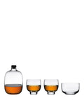 Set regalo Malt: caraffa, 2 bicchieri e ciotola NUDE in cristallo senza piombo