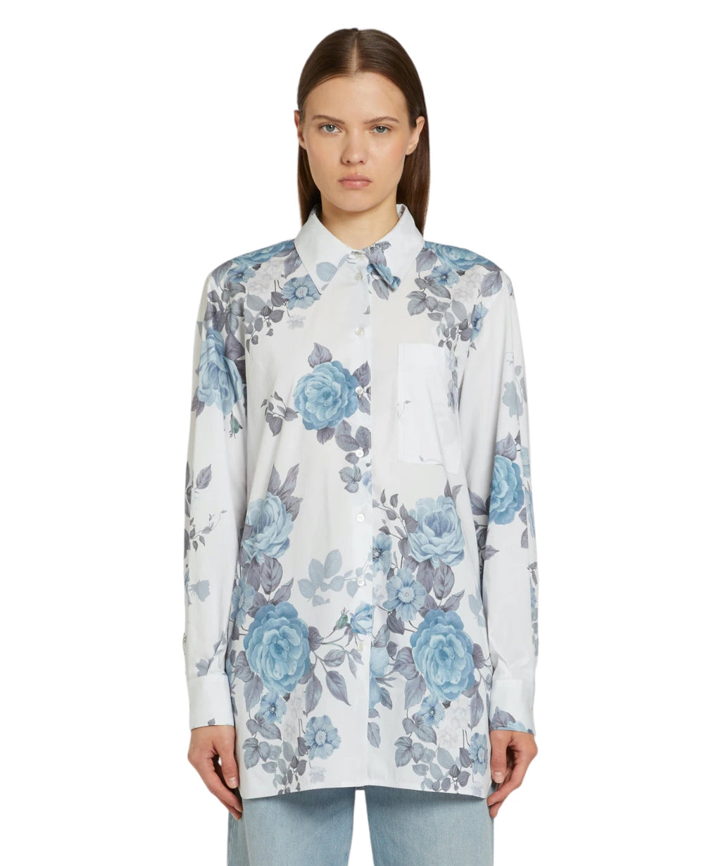 Chemise AMICI Marella Florale en Coton Extensible