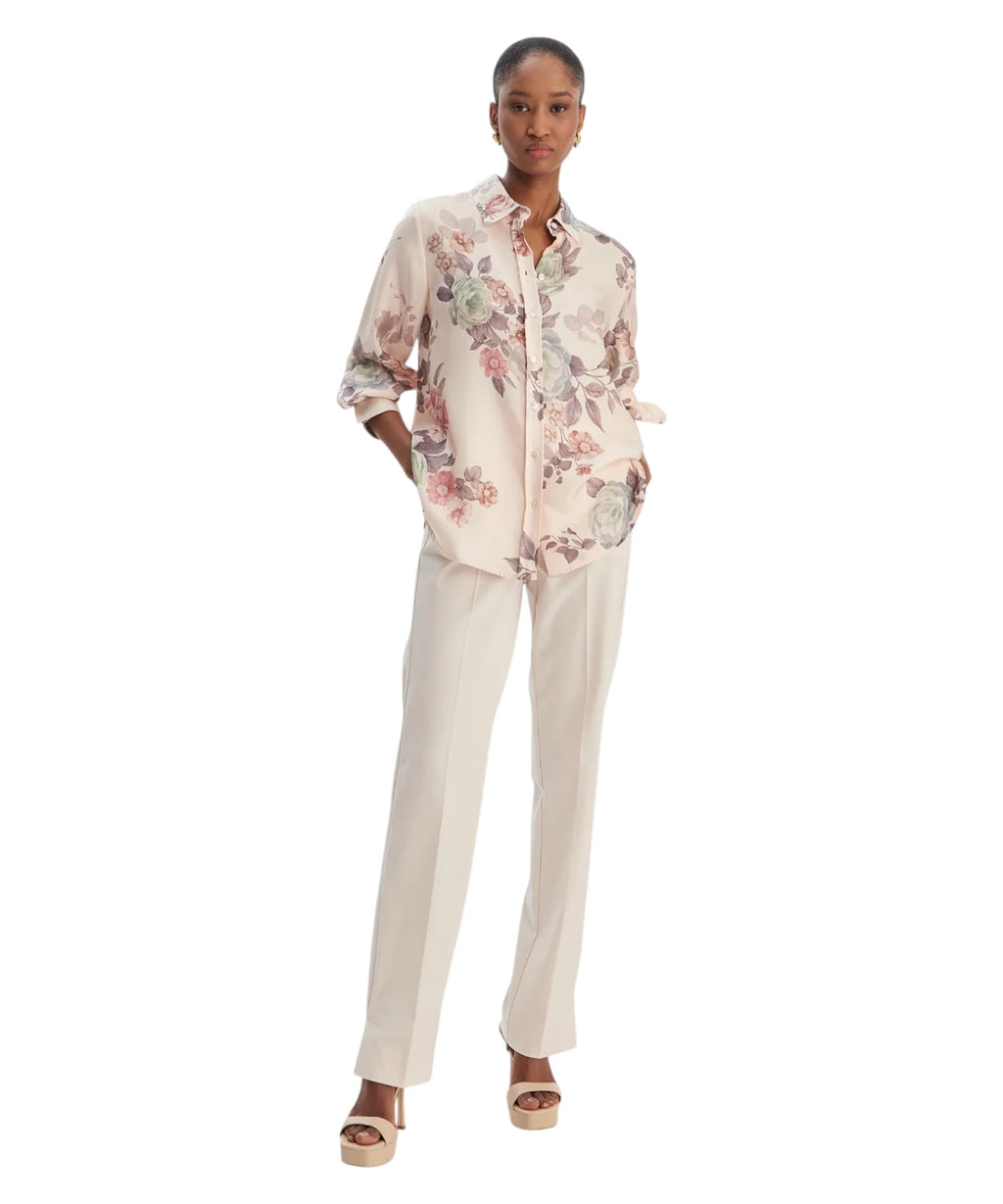 Chemise Marella SALVE en soie avec imprimé floral