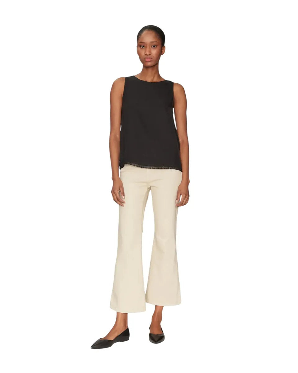 Jeans Kerry Zampetta Flare Crop in Bull Stretch-Marella-Jeans-Vittorio Citro Boutique