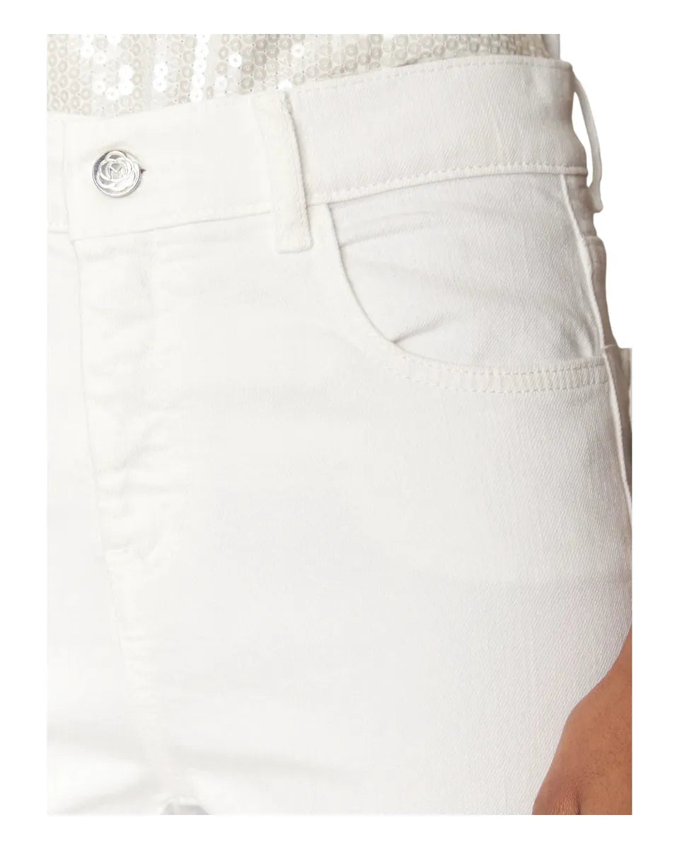 Jeans Kerry Zampetta Flare Crop in Bull Stretch-Marella-Jeans-Vittorio Citro Boutique