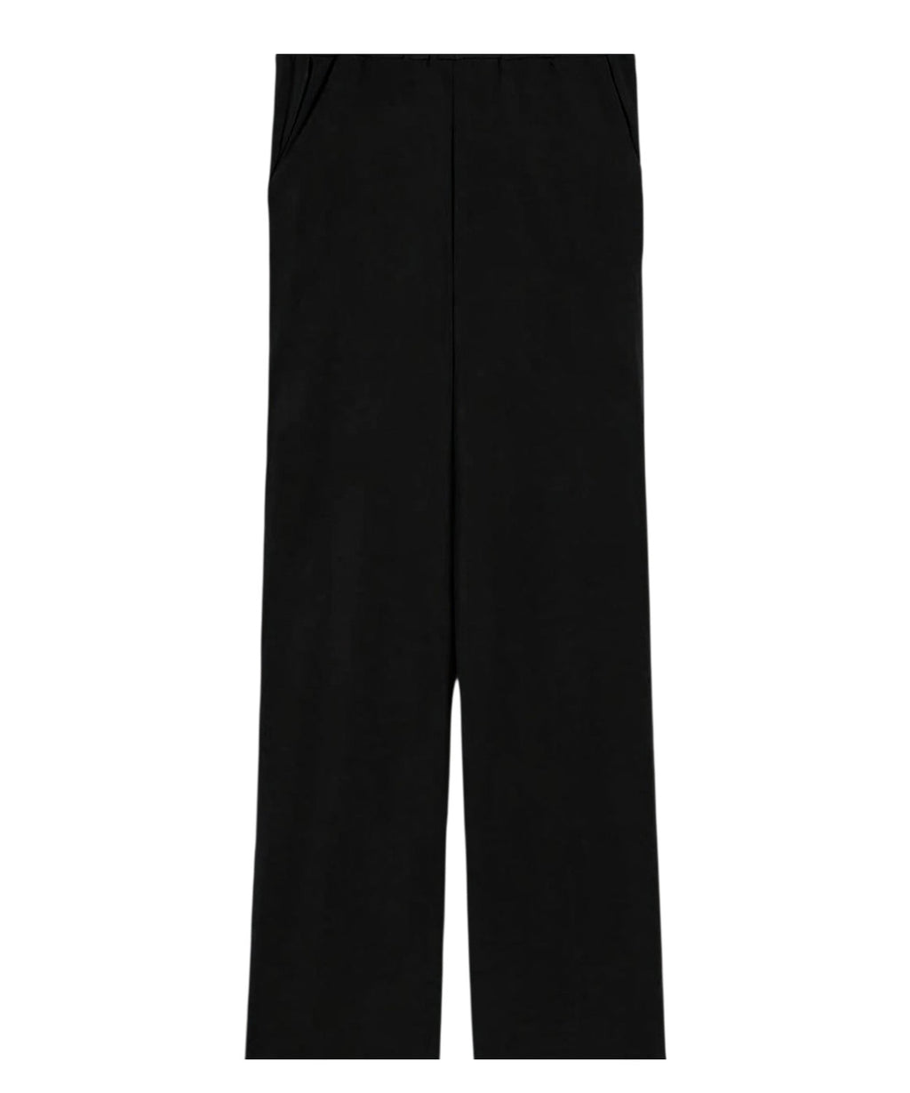 Pantalon Femme OZONO Jersey Crêpe Jambe Droite