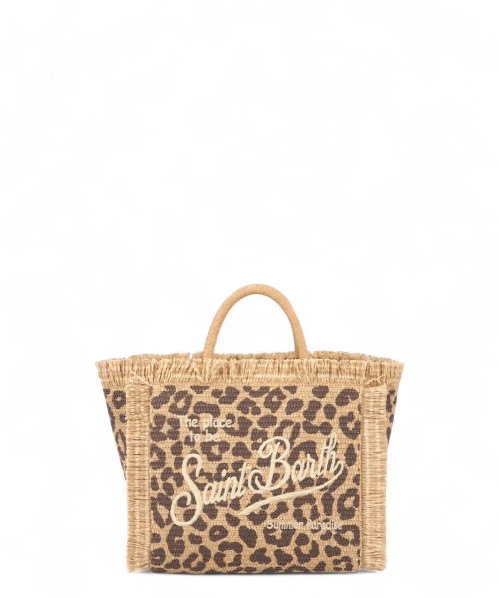 Borsa in Paglia Colette Maculata-Mc2 Saint Barth-Borse a mano-Vittorio Citro Boutique