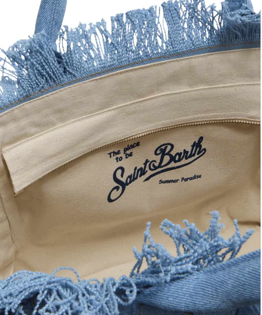 Sac Vanity en Denim MC2 Saint Barth pour Femme
