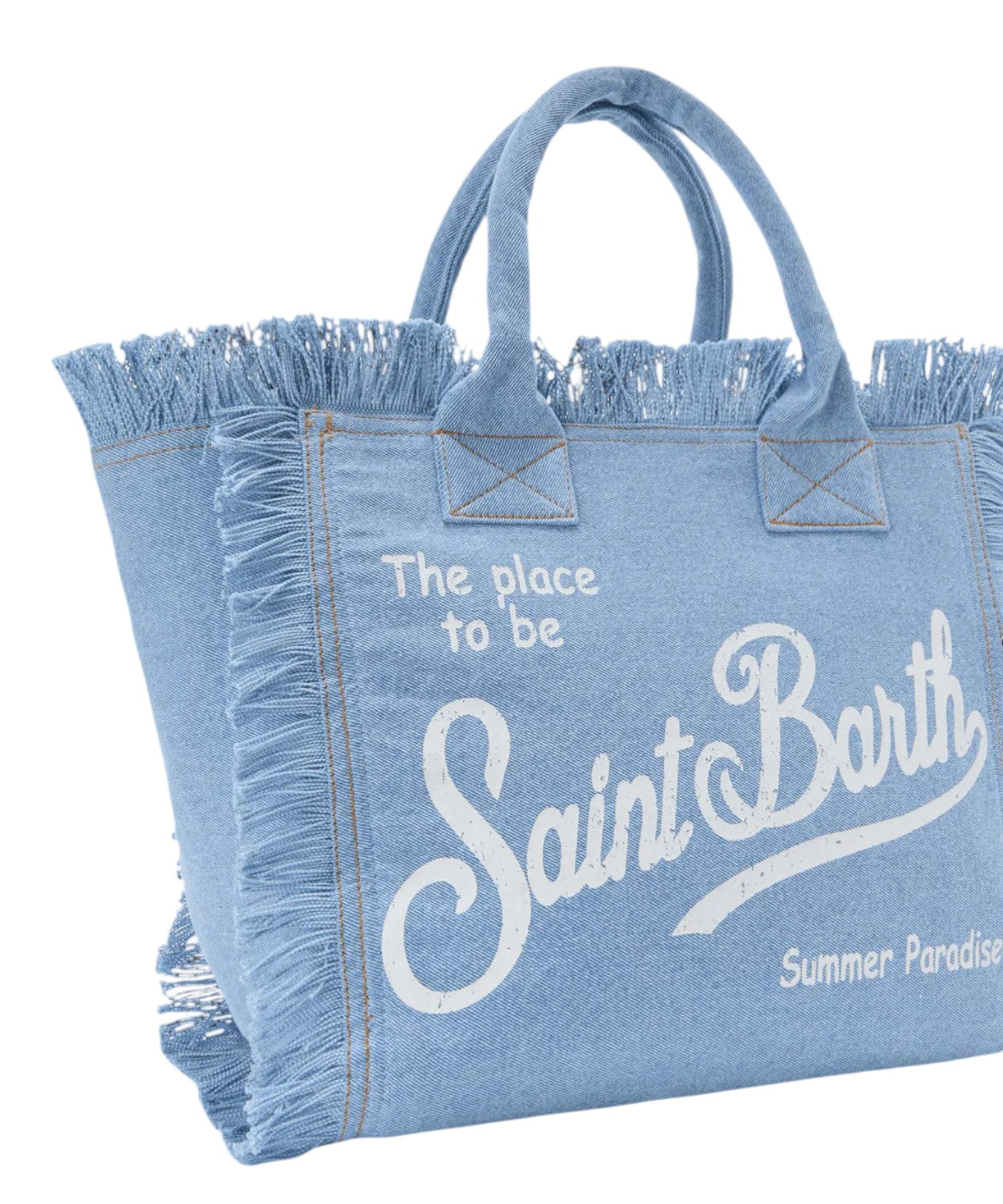 Sac Vanity en Denim MC2 Saint Barth pour Femme