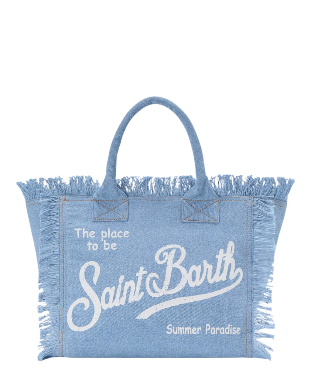 Sac Vanity en Denim MC2 Saint Barth pour Femme