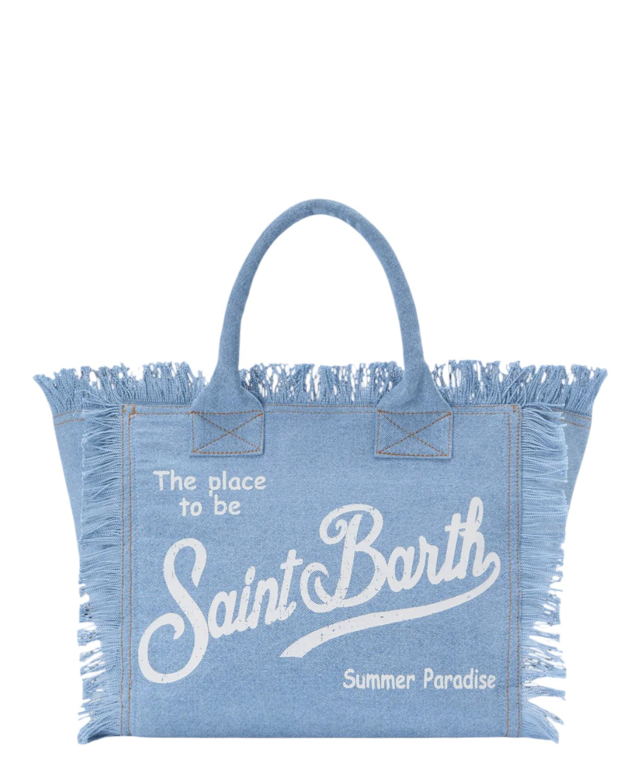 Sac Vanity en Denim MC2 Saint Barth pour Femme