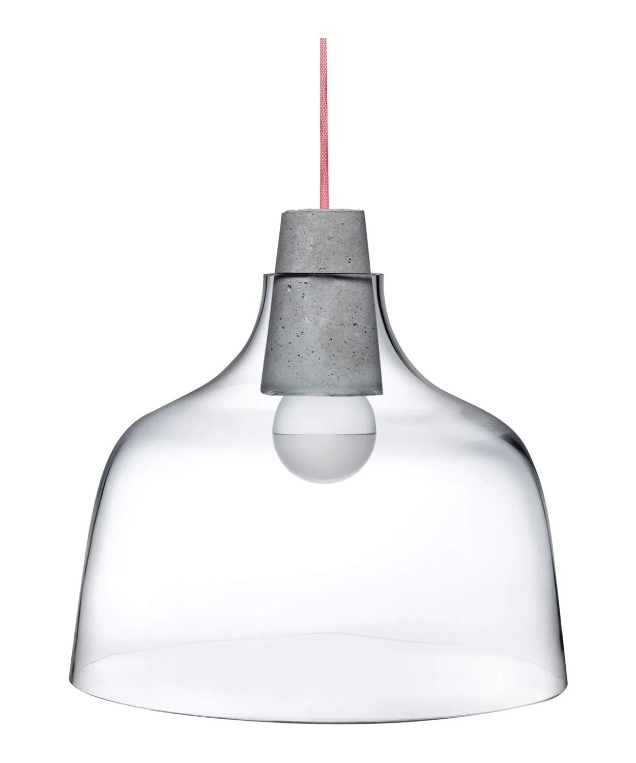 Lampada Mira NUDE in cristallo senza piombo