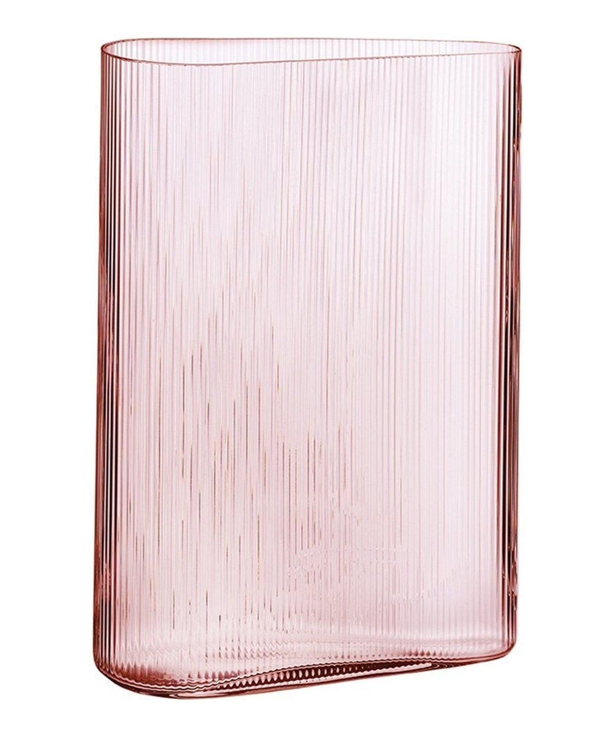Vaso Mist basso rosa antico NUDE in cristallo senza piombo