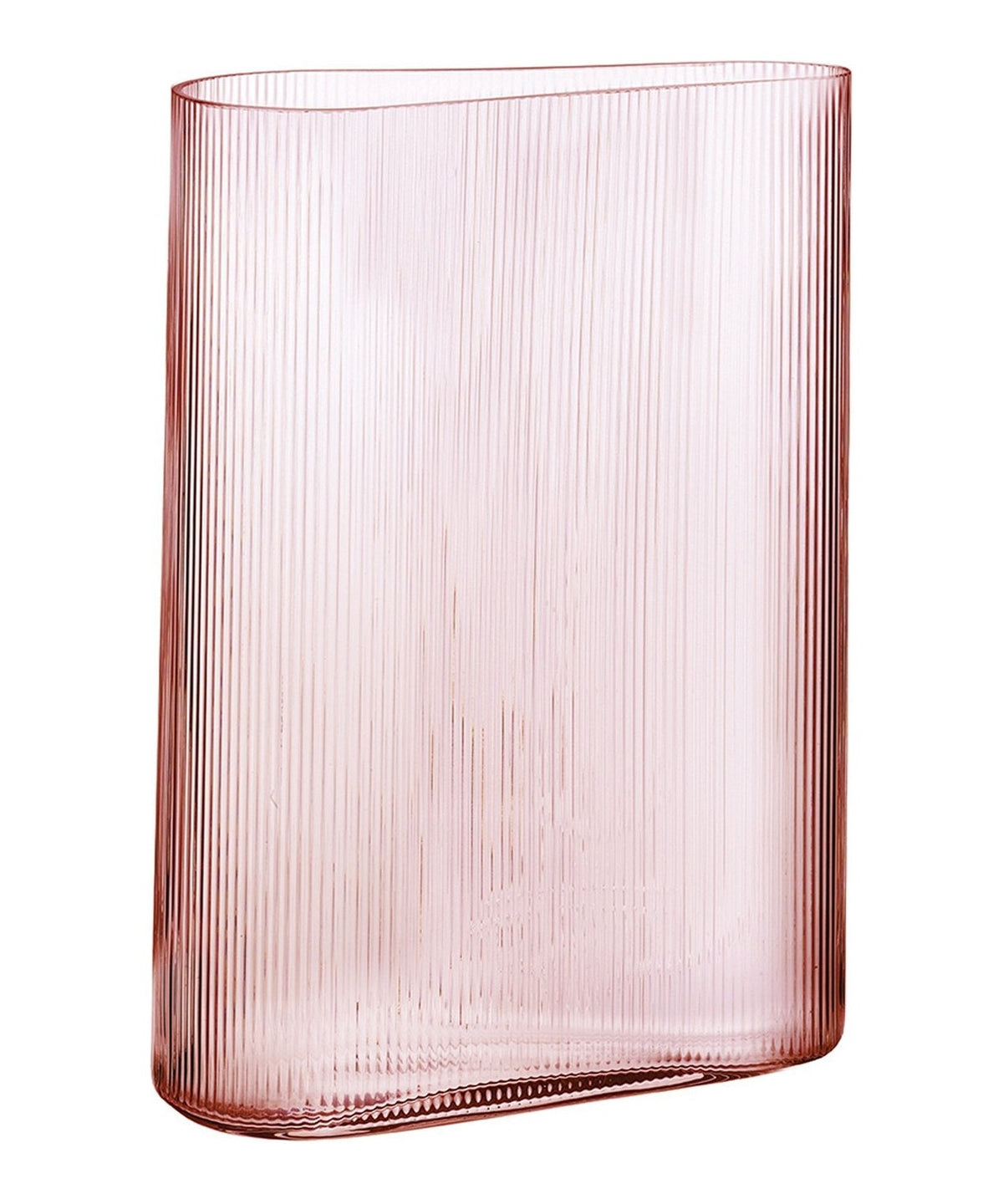 Vaso Mist alto rosa antico NUDE in cristallo senza piombo