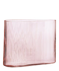 Vaso Mist largo rosa antico NUDE in cristallo senza piombo