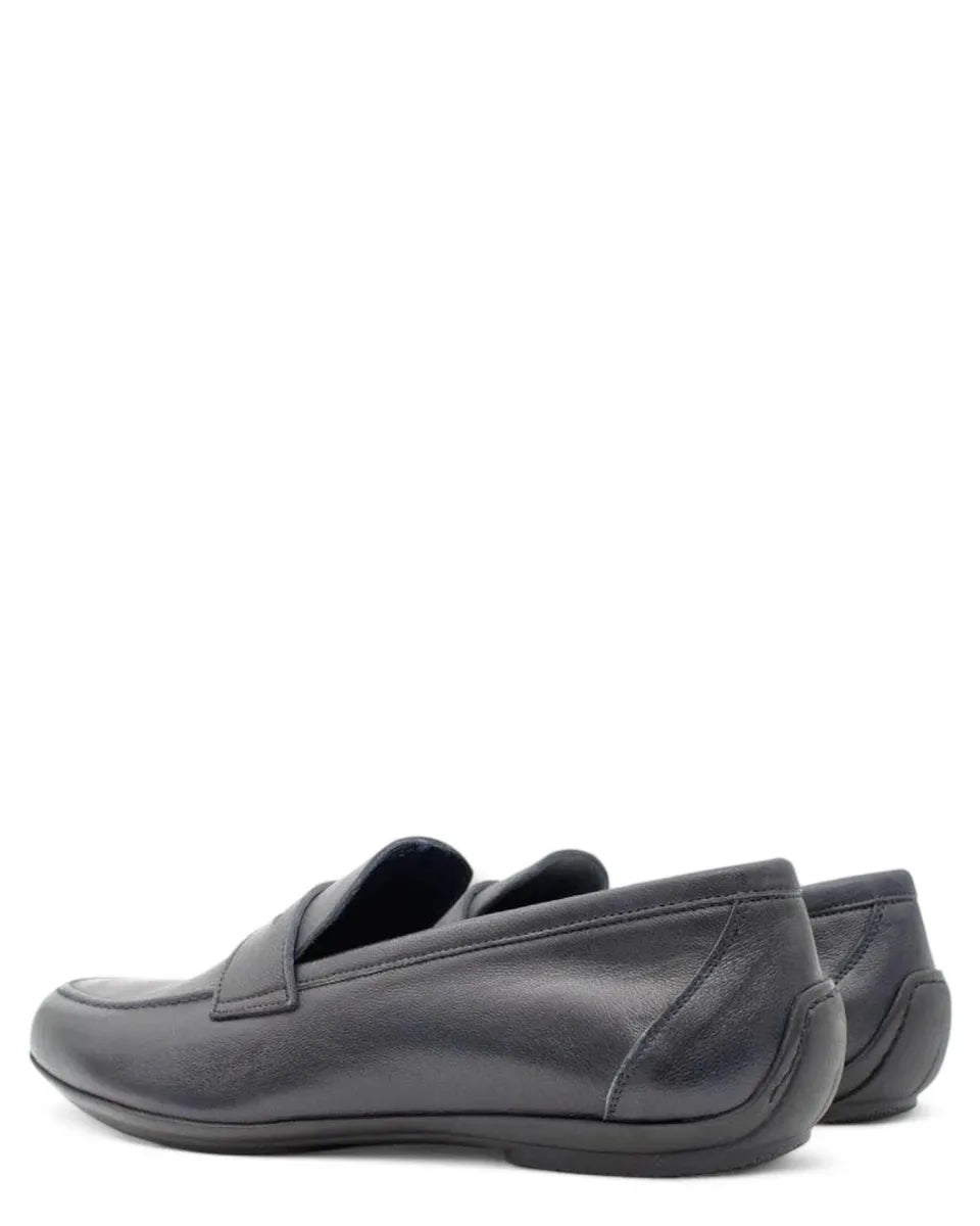 Mocassino in montone blu-Mocassini-Nicol Sadler-Vittorio Citro Boutique