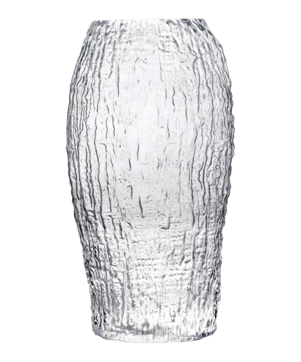 Vaso Molten grande NUDE in cristallo senza piombo
