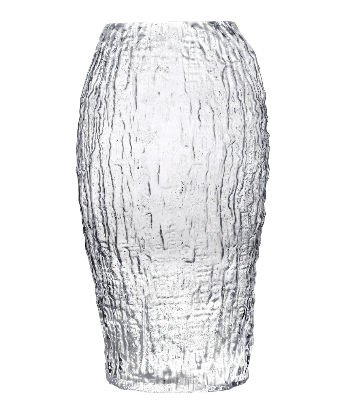 Vaso Molten grande NUDE in cristallo senza piombo