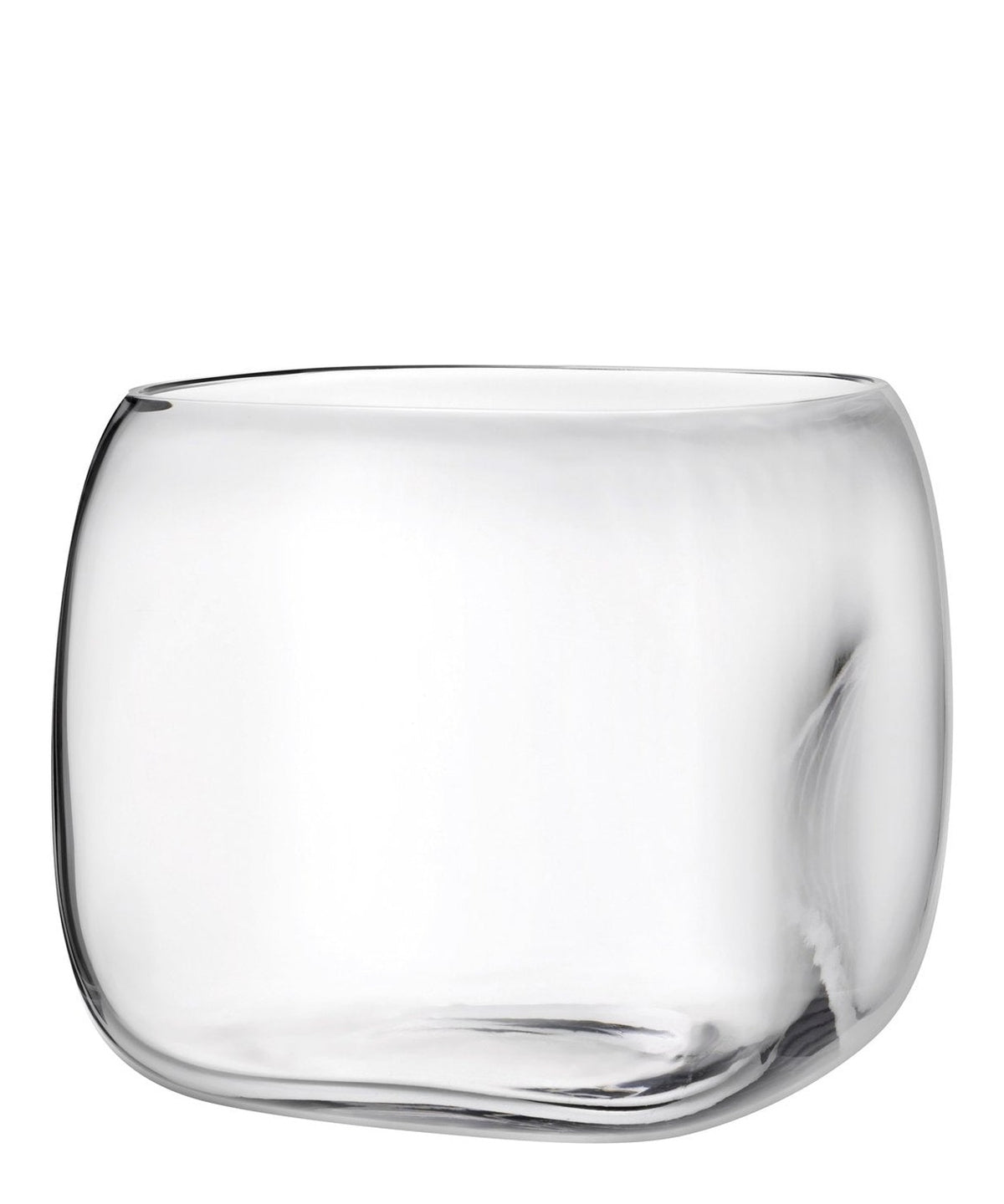 Vaso Mono Box grande NUDE in cristallo senza piombo