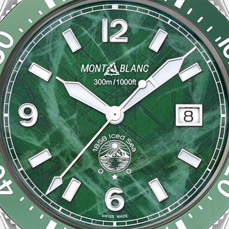 Montblanc 1858 Ice Sea automatico orologio 41mm verde