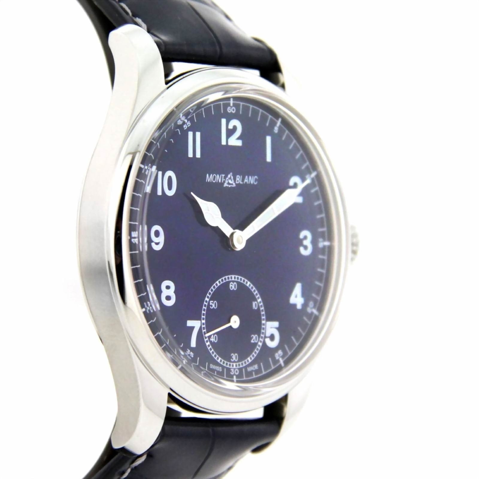 Montblanc orologio 1858 Manual Small Second 44mm blu